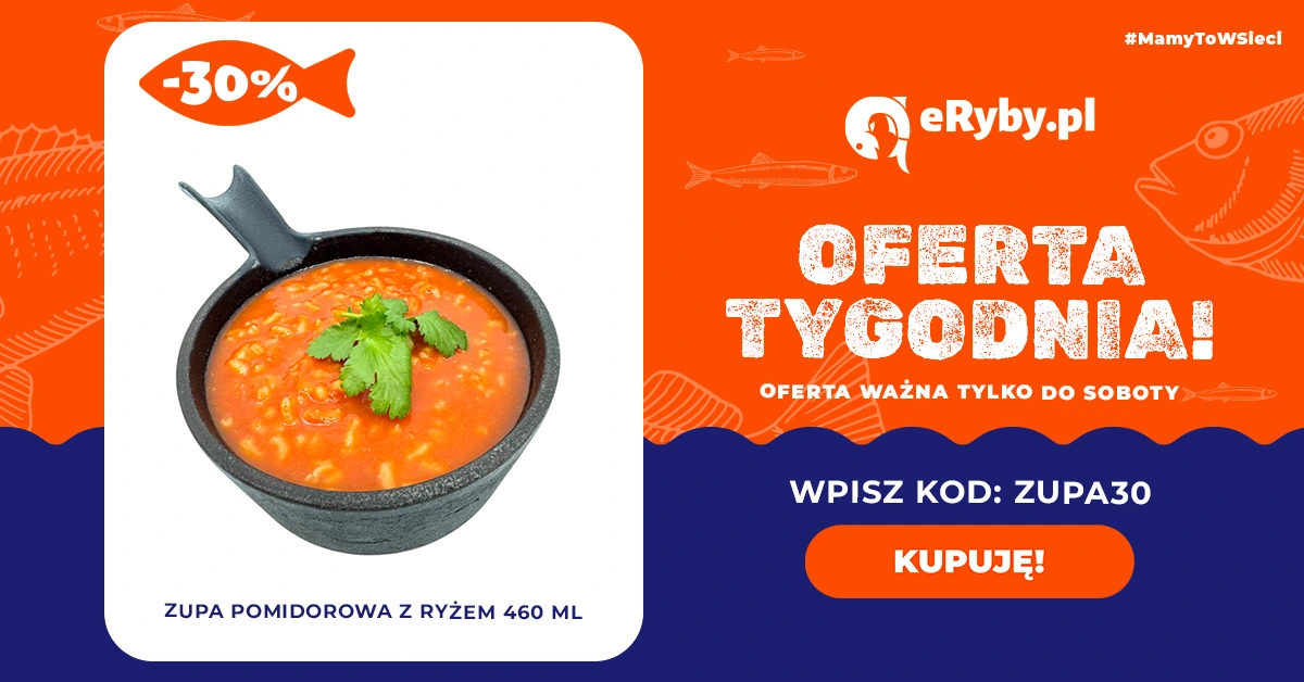 Produkt Tygodnia: zupa pomidorowa -30%
